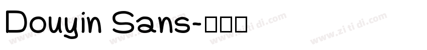 Douyin Sans字体转换